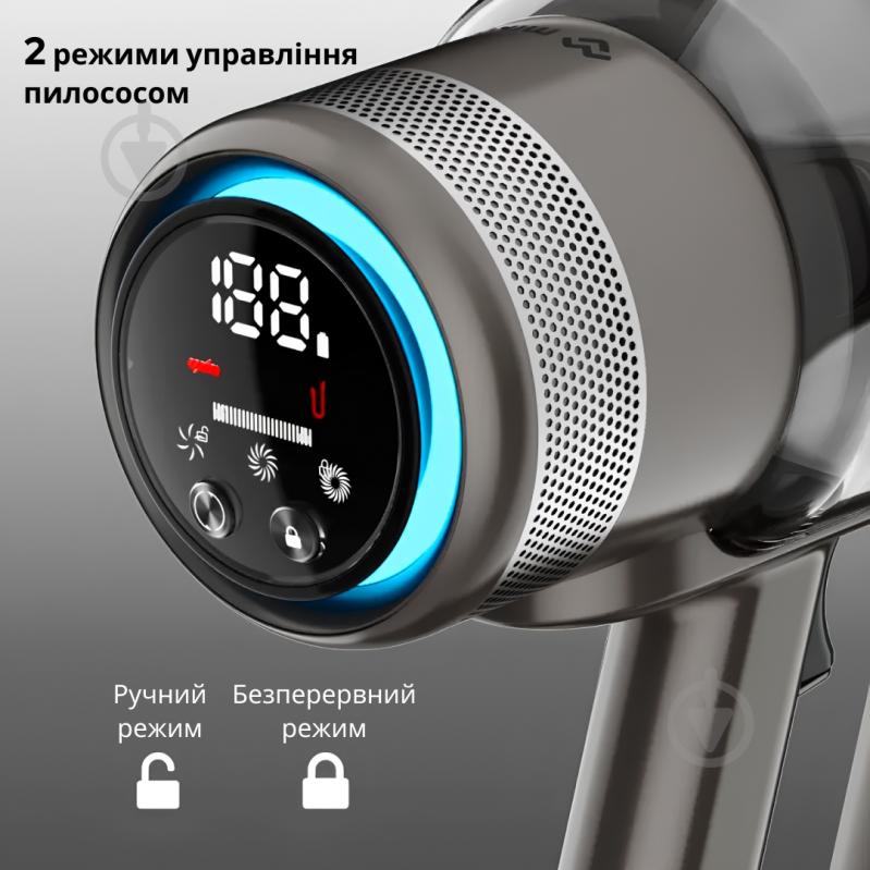 Пылесос аккумуляторный Xiaomi Lydsto V12 dark grey - фото 7