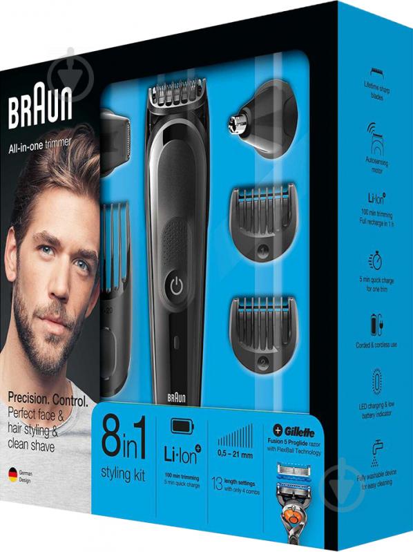 Триммер Braun MGK 5060 + Gillette Fusion ProGlide - фото 5