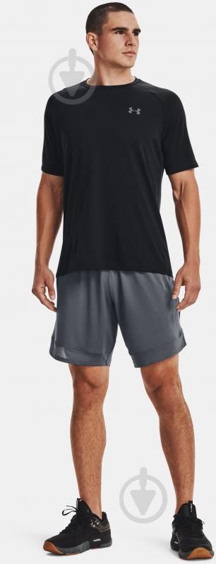 Футболка Under Armour UA Tech 2.0 SS Tee 1326413-001 р.3XL черно-серый - фото 5