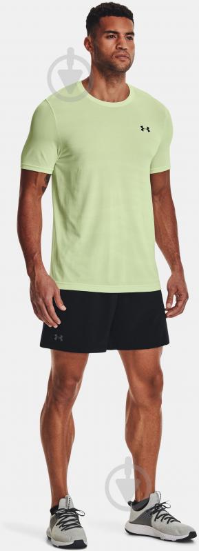 Футболка Under Armour UA SEAMLESS WAVE SS 1373726-369 р.L зеленый - фото 5