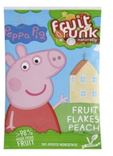 Пастила Fruit Funk Снек фруктовый Персик Peppa Pig 16 г - фото 1