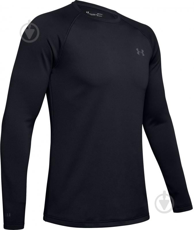 Футболка Under Armour PACKAGED BASE 3.0 CREW 1343243-001 р.L черный - фото 1