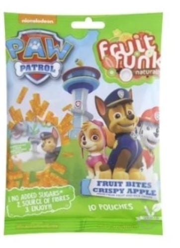 Пастила Fruit Funk Снек фруктовый Яблочные полоски с хрустящим рисом Paw Patrol 100 г - фото 1