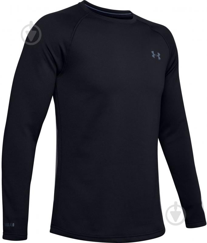 Футболка Under Armour PACKAGED BASE 4.0 CREW 1353349-001 р.L чорний - фото 1