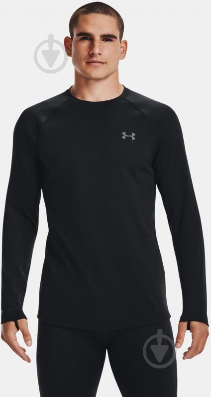 Футболка Under Armour PACKAGED BASE 4.0 CREW 1353349-001 р.L чорний - фото 3