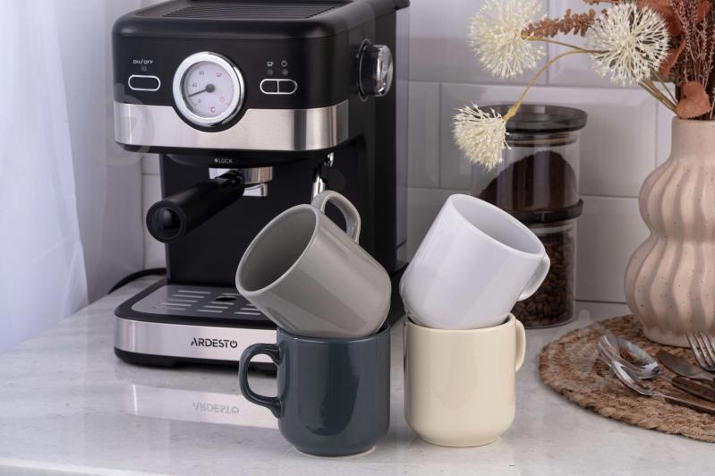 Чашка Ardesto Carlo 300 мл серая AR3047GR - фото 2