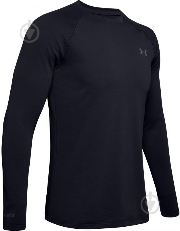 Футболка Under Armour PACKAGED BASE 3.0 CREW 1343244-001 р.M черный - фото 1