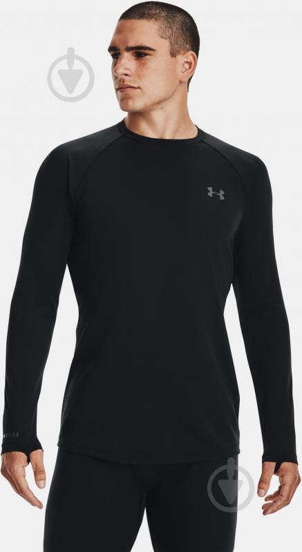 Футболка Under Armour PACKAGED BASE 3.0 CREW 1343244-001 р.M черный - фото 3