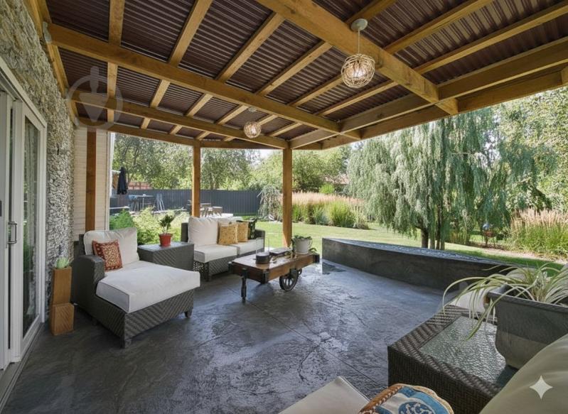 Шифер Волнопласт усиленый 2,1x1,18м x 1мм волна темно-коричневый - фото 3 Шифер Волнопласт усиленый 2,1x1,18м x 1мм волна темно-коричневый - фото 3