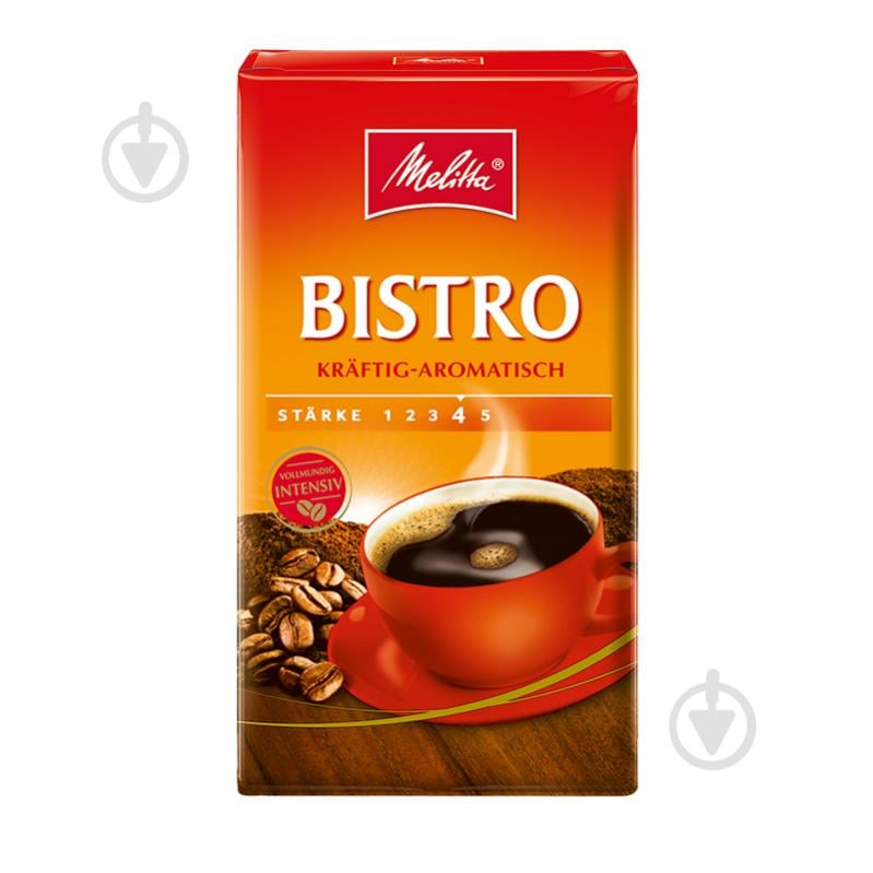 Кофе молотый Melitta Bistro Kraftig-aromatisch 500 г - фото 1