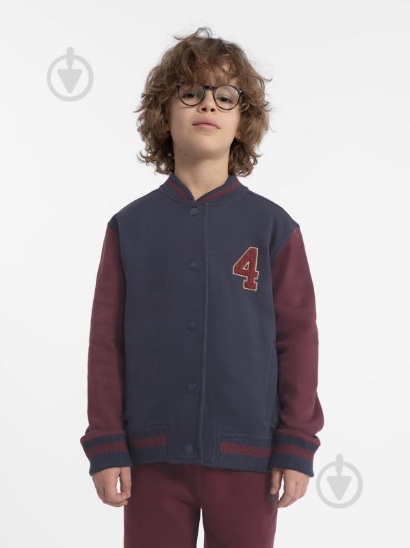 Джемпер 4F SWEATSHIRT M635 4FJAW23TSWSM635-31S синий - фото 1 Джемпер 4F SWEATSHIRT M635 4FJAW23TSWSM635-31S синий - фото 1