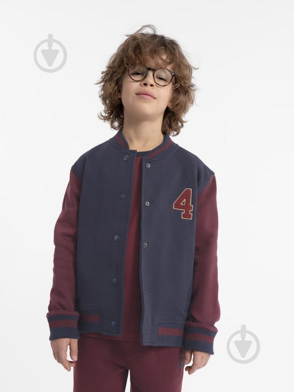 Джемпер 4F SWEATSHIRT M635 4FJAW23TSWSM635-31S синий - фото 2 Джемпер 4F SWEATSHIRT M635 4FJAW23TSWSM635-31S синий - фото 2