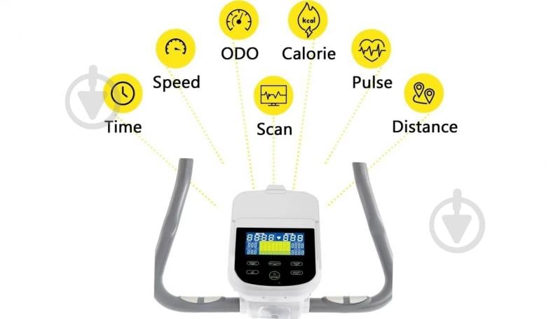 Велотренажер Cornix EB-AMBER-WG AW2526 - фото 12