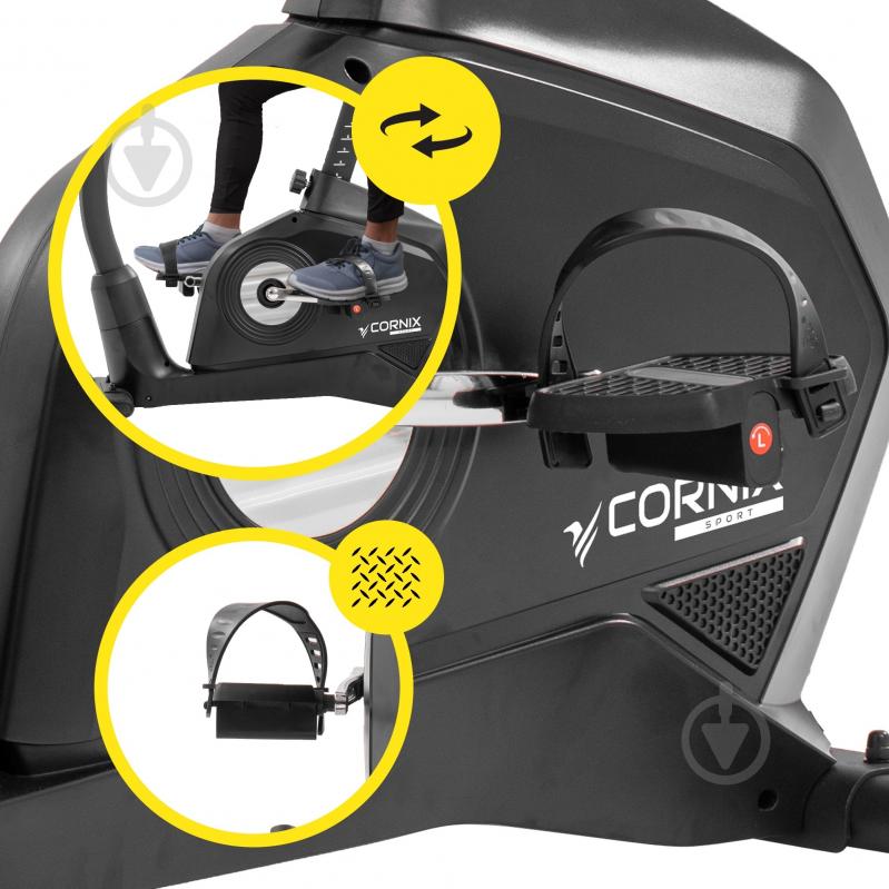 Велотренажер Cornix EB-AMBER-BLK AW2526 - фото 6