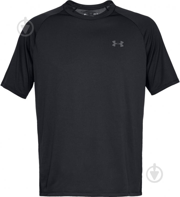 Футболка Under Armour UA Tech 2.0 SS Tee 1326413-001 р.2XL чорно-сірий - фото 1