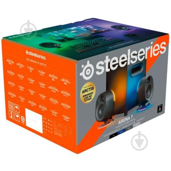 Акустична система SteelSeries Arena 7 2.1 black (61543) - фото 4