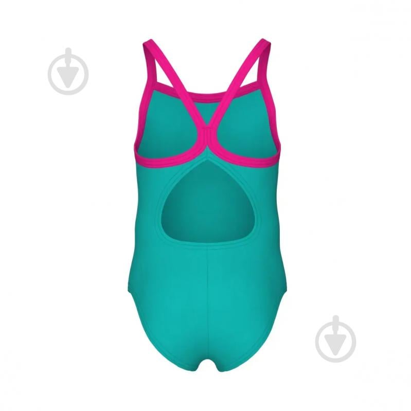 Купальник Arena LOGO KIDS GIRL ONE PIECE 003605-890 бирюзовый - фото 2