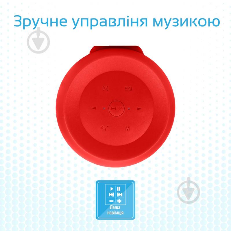 Портативная колонка Promate Silox 2.0 red (silox.red) - фото 2