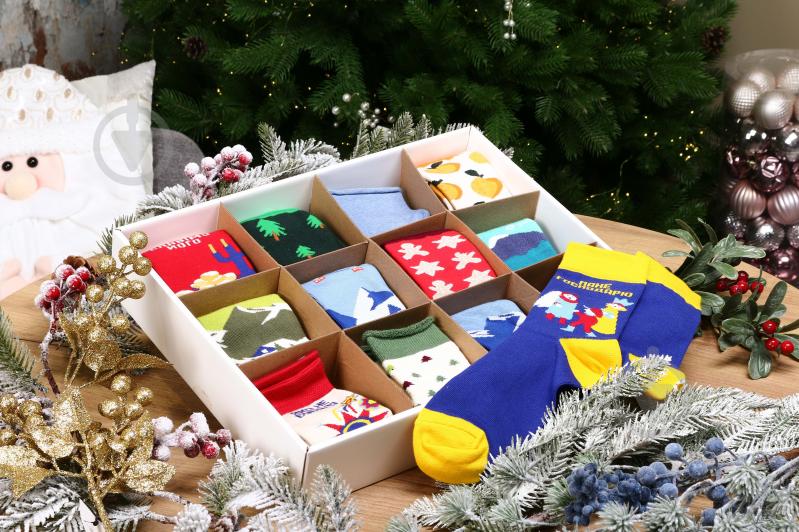 Набір Leostep Адвент-календар з 12 шкарпеток 80097000 р.35-37 - фото 6 Набір Leostep Адвент-календар з 12 шкарпеток 80097000 р.35-37 - фото 6