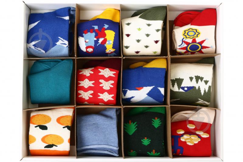 Набір Leostep Адвент-календар з 12 шкарпеток 80097000 р.35-37 - фото 3 Набір Leostep Адвент-календар з 12 шкарпеток 80097000 р.35-37 - фото 3