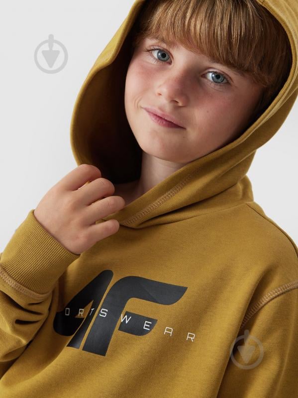 Джемпер 4F SWEATSHIRT M628 4FJAW23TSWSM628-74S коричневый - фото 4