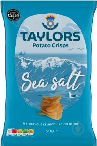 ᐉ Чипсы Taylor's картофельные с морской солью 150 г • Купить в Киеве ...
