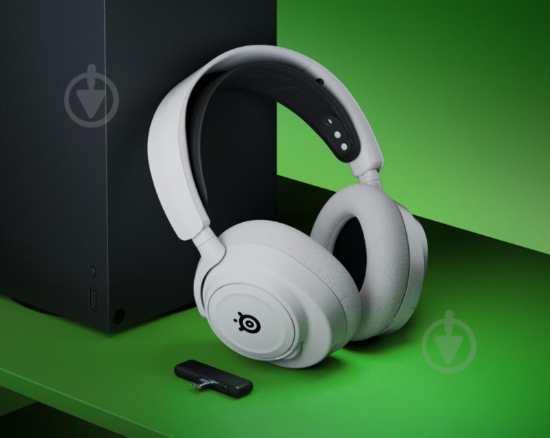 Гарнітура ігрова SteelSeries Arctis Nova 7X Wireless white (61567) - фото 7