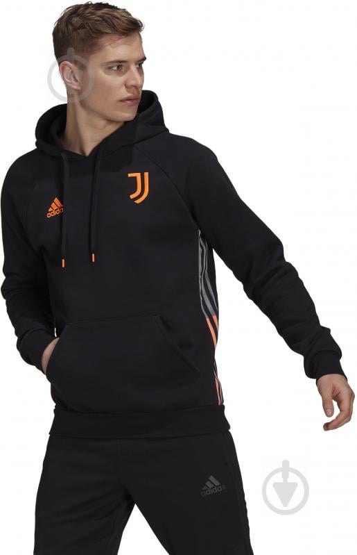 Джемпер Adidas JUVE TRAVEL HD GK8605 р. 2XL черный - фото 2