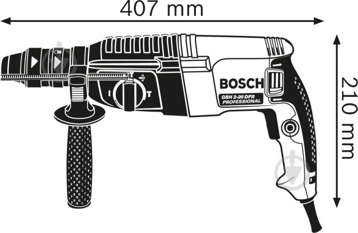 Перфоратор Bosch Professional GBH 2-26 DFR 061125476D - фото 4