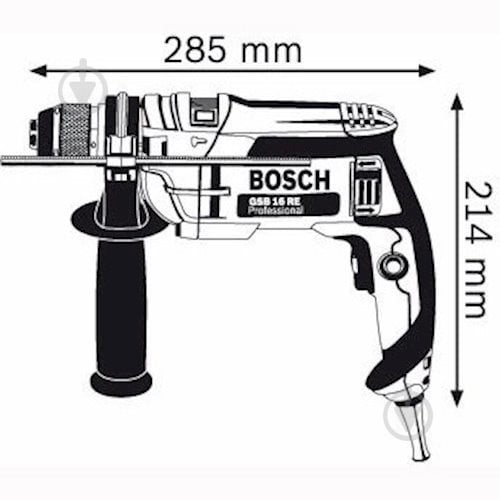 Дрель ударная Bosch Professional GSB 16 RE 060114E501 - фото 6