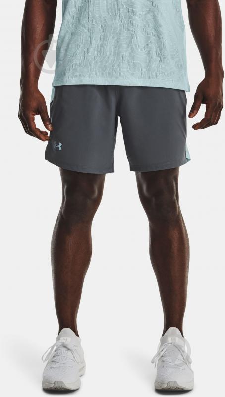 Шорты Under Armour UA LAUNCH 7'' SHORT 1361493-015 р. S/M светло-серый - фото 3