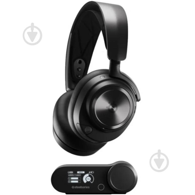 Гарнітура ігрова SteelSeries Arctis Nova Pro Wireless X black (61521) - фото 2