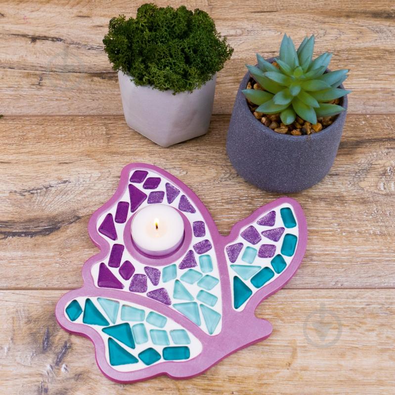 Мозаика Mosaaro Подсвечник Бабочка MA1004 - фото 4