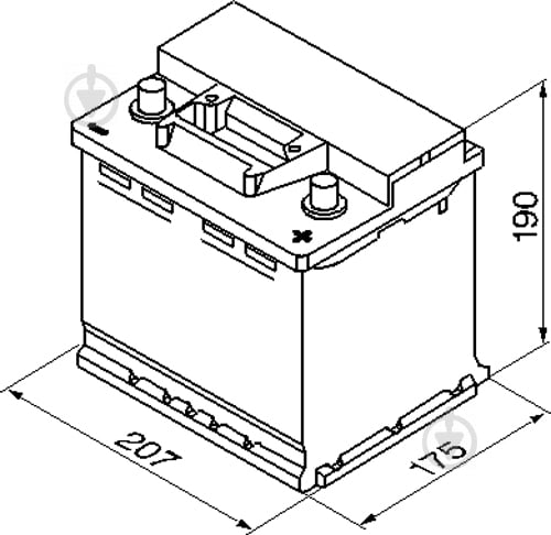 Аккумулятор автомобильный Bosch S3 003 45Ah 400A 12V «+» слева (0 092 S30 030) - фото 5