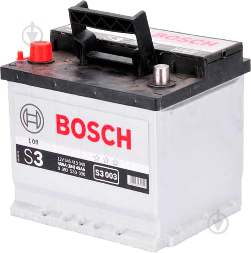 Аккумулятор автомобильный Bosch S3 003 45Ah 400A 12V «+» слева (0 092 S30 030) - фото 3