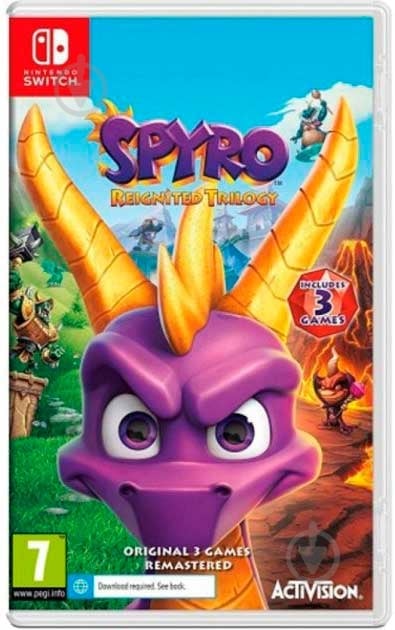 Игра NINTENDO Switch Spyro Reignited Trilogy 88405EN - фото 1 Игра NINTENDO Switch Spyro Reignited Trilogy 88405EN - фото 1