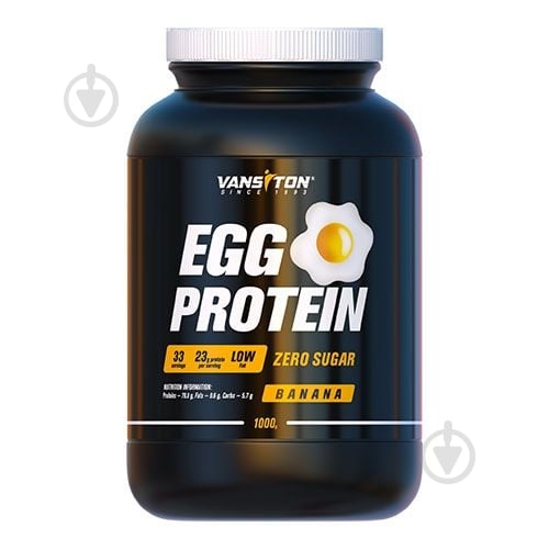 Протеин Vansiton Egg Protein Банан 1000 г - фото 1