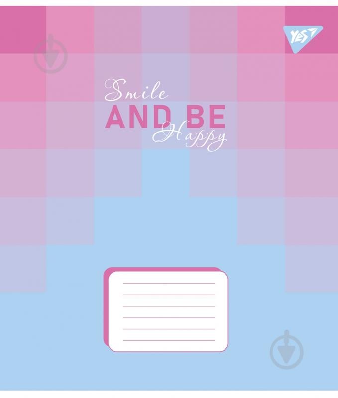 Зошит шкільний 48 аркушів лінія Smile and be happy (767392) YES - фото 2 Зошит шкільний 48 аркушів лінія Smile and be happy (767392) YES - фото 2