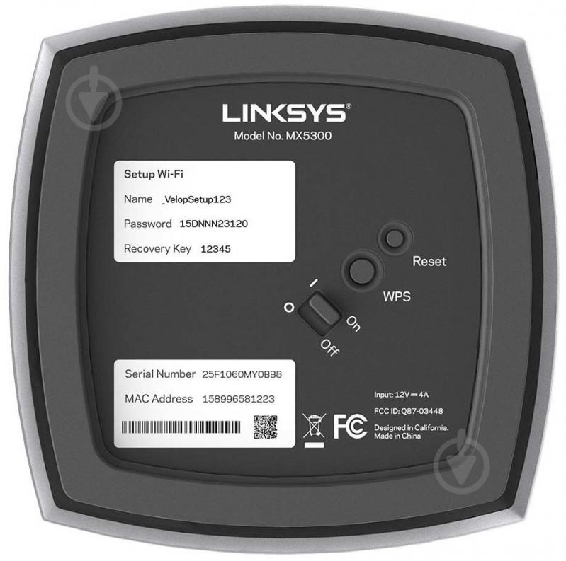 Wi-Fi-система Linksys Velop AX5300 (MX10600-EU) - фото 6