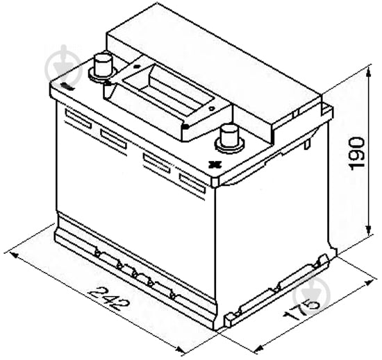 Акумулятор автомобільний Bosch S3 56Ah 480A 12V «+» ліворуч (0092S30060) - фото 3