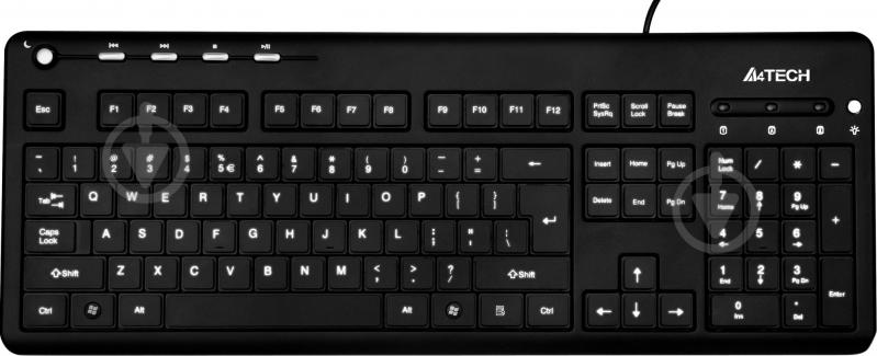 Клавиатура A4Tech (KD-126-2 BL USB B) USB black - фото 1