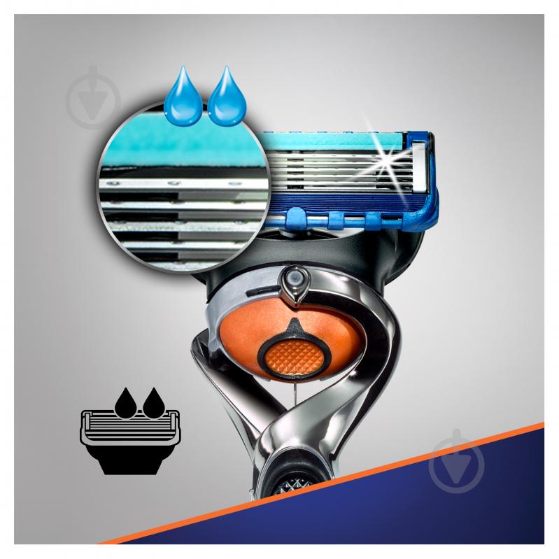 Подарунковий набір Gillette Fusion 5 бритва + гель для гоління - фото 4