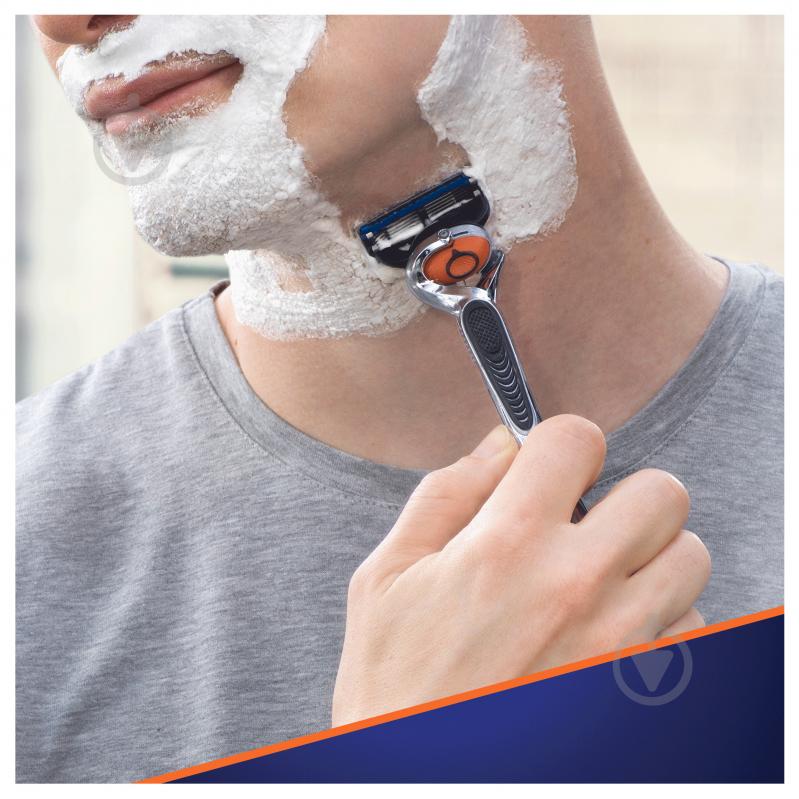 Подарунковий набір Gillette Fusion 5 бритва + гель для гоління - фото 8