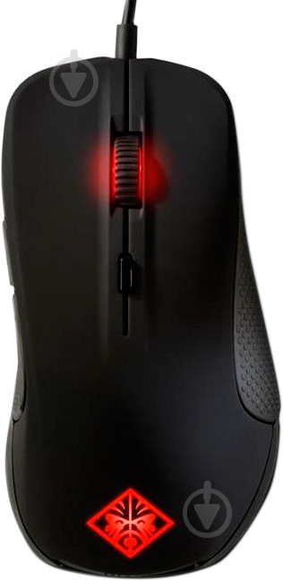 Мышь HP Omen Mouse SteelSeries (X7Z96AA) black - фото 1