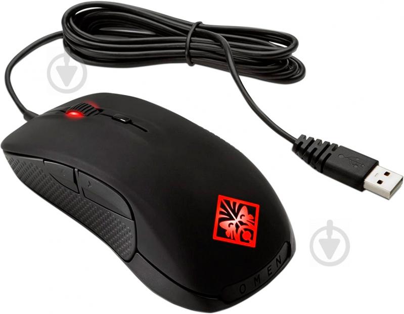 Мышь HP Omen Mouse SteelSeries (X7Z96AA) black - фото 4