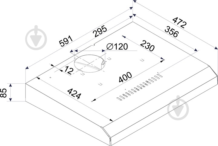 Вытяжка Hansa OSC6133SIH - фото 2