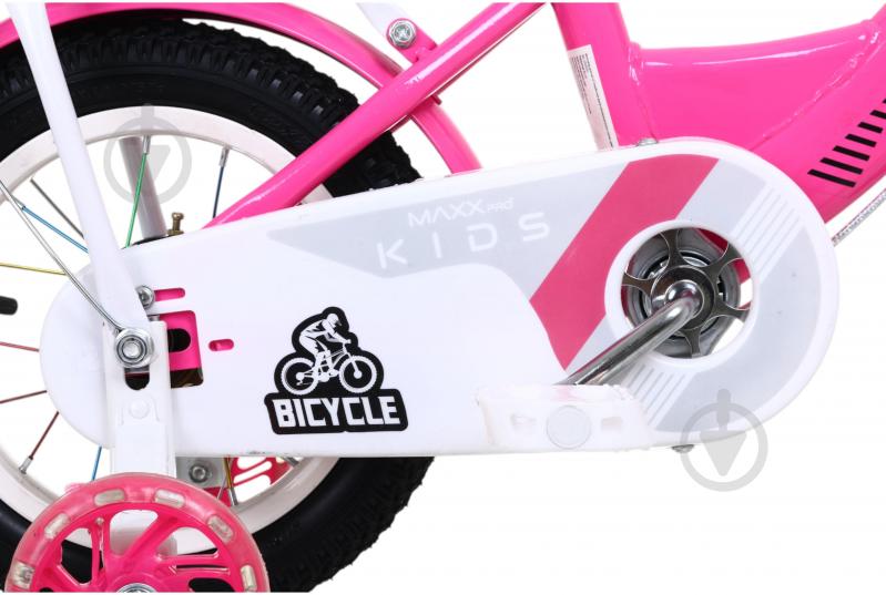 Велосипед дитячий MaxxPro kids 12' KQ-10 фуксія - фото 10