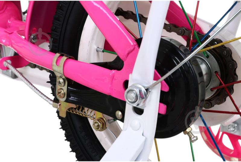Велосипед дитячий MaxxPro kids 12' KQ-10 фуксія - фото 9