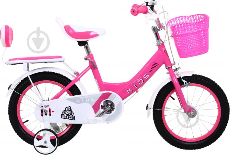Велосипед дитячий MaxxPro kids 14' KQ-09 рожевий - фото 2