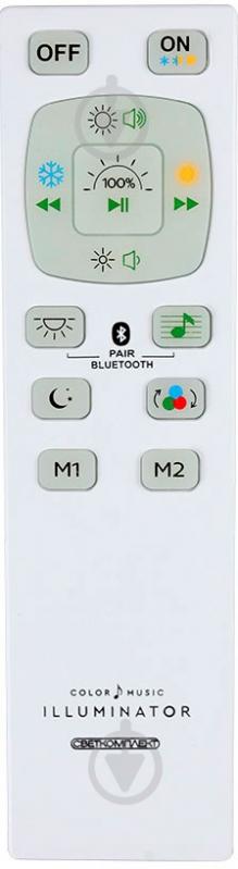 ВІТРИНА! Світильник світлодіодний Светкомплект Illuminator Plus M-060 TX + Star Sky з динаміком і пультом 50 Вт біл - фото 14 ВІТРИНА! Світильник світлодіодний Светкомплект Illuminator Plus M-060 TX + Star Sky з динаміком і пультом 50 Вт біл - фото 14